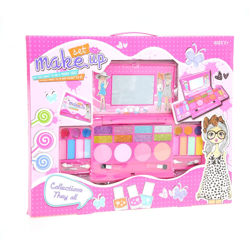 Princess Girl's Deluxe Makeup Palette with mirror -All in one