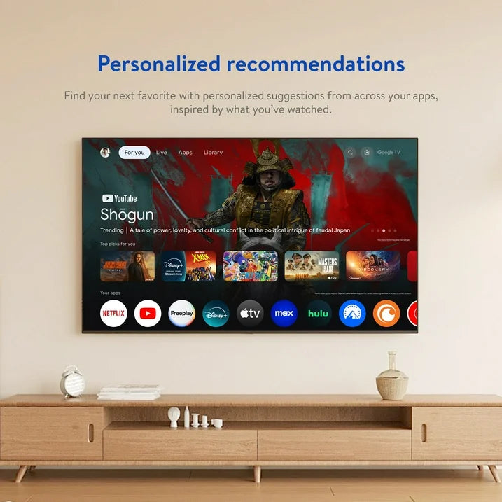 onn Google TV 4K Plus Streaming Device (New 2025) 4K UHD, Dolby Vision, Dolby Atmos