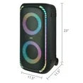 onn Large Party Speaker Gen 2 with LED Lighting