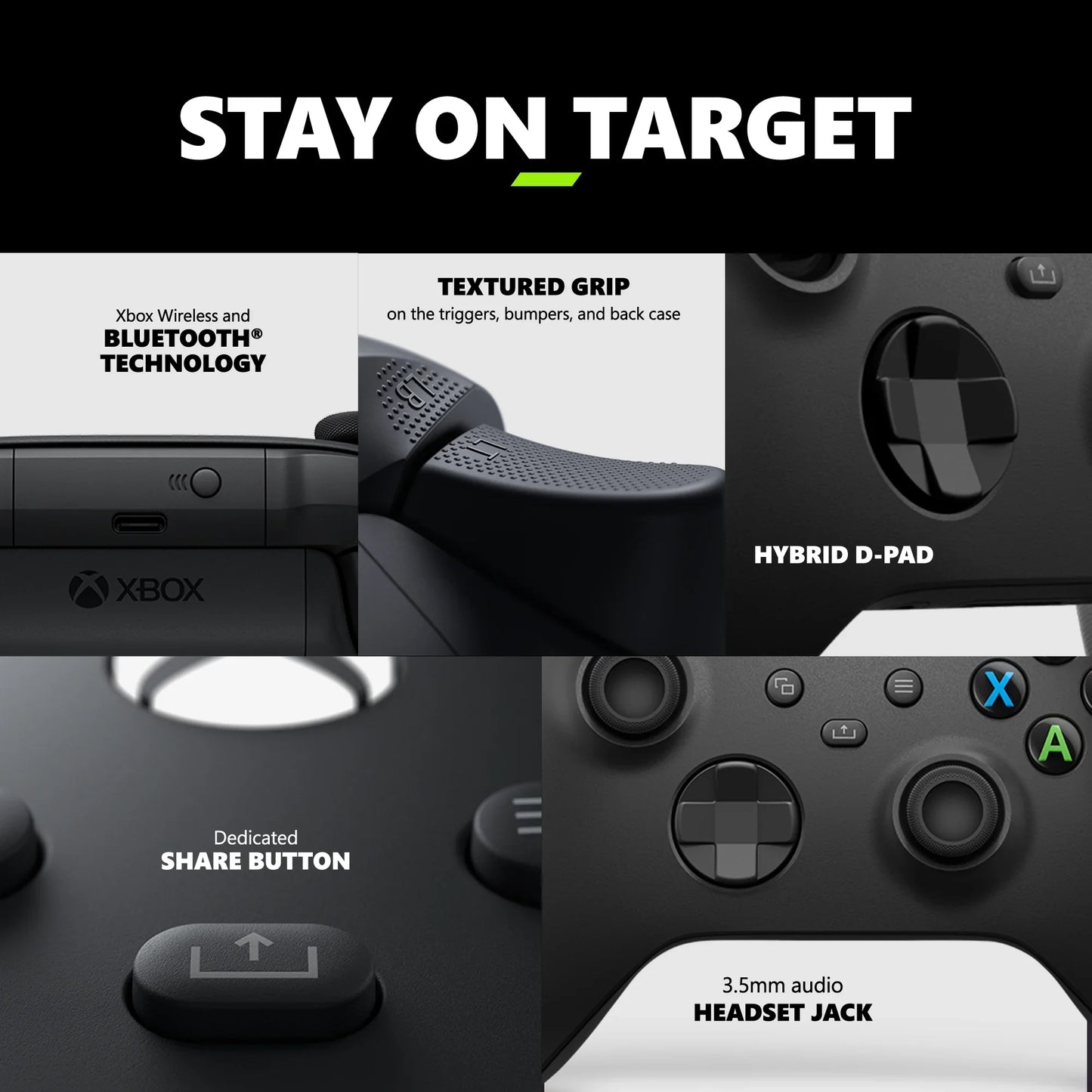 Microsoft Xbox Wireless Controller - Carbon Black