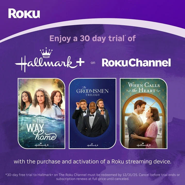 Roku Streaming Stick HD 2025 - HD Roku Streaming Device for TV with Voice Remote - Free & Live TV