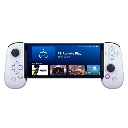Backbone One - PlayStation Edition (Lightning) - Mobile Gaming Controller for iPhone - Generation 1 - White