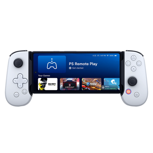 Backbone One - PlayStation Edition (Lightning) - Mobile Gaming Controller for iPhone - Generation 1 - White