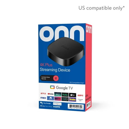 onn Google TV 4K Plus Streaming Device (New 2025) 4K UHD, Dolby Vision, Dolby Atmos