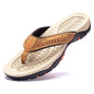 Mens Thong Sandals Indoor and Outdoor Beach Flip Flop Khak/Orange Size 16