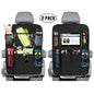 Backseat Car Organizer With 5 Storage Pockets And Tablet Holder
