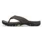 Mens Thong Sandals Indoor and Outdoor Beach Flip Flop Dark Brown (Size 8.5)