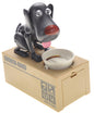 My Dog Piggy Bank - Robotic Coin Munching Toy Money Box (Black)