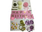 Happy Birthday Party Pink and Gold Color Paper Decorations