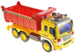 Friction Powered Cement Mixer Truck Toy With Lights And Sound