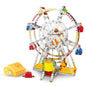 Metal Toy Ferris Wheel Model Building Kit With Lights And Music